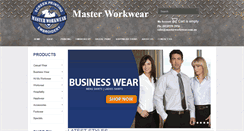 Desktop Screenshot of masterworkwear.com.au